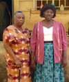 From left Mrs Eliza Macauley and Head Teacher Mrs Janet Cole